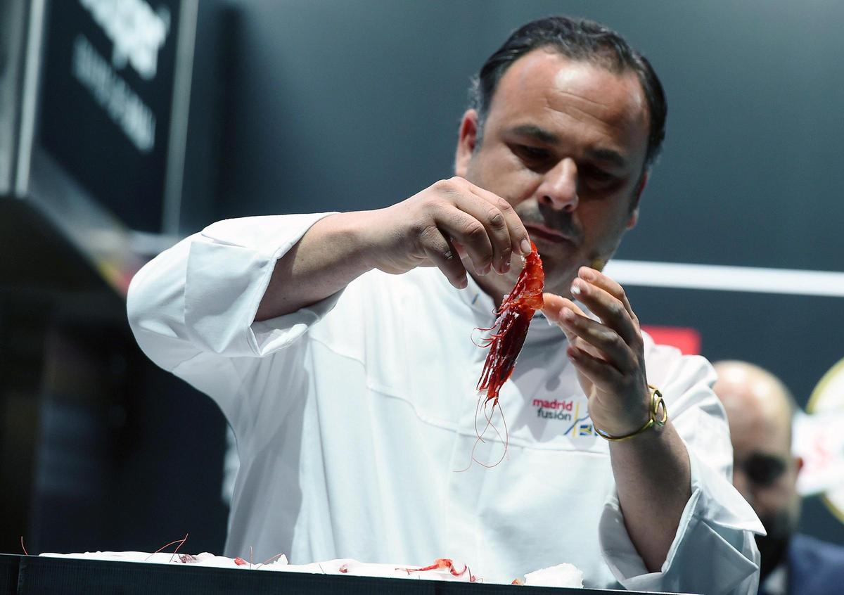 El cocinero Ángel León, chef del restaurante Aponiente.