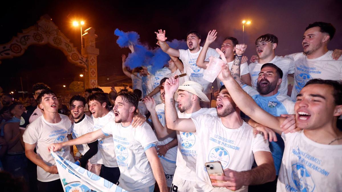 El Ciudad de Lucena celebra a lo grande el ascenso
