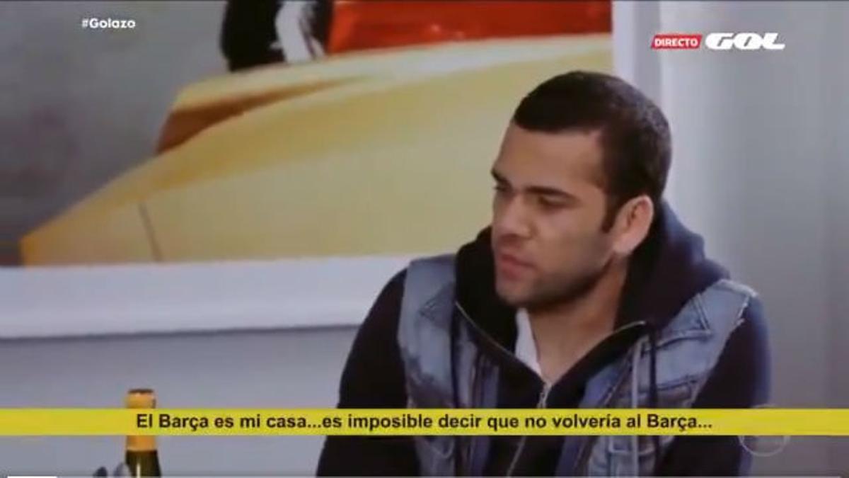 Alves realizó unas sorprendentes declaraciones sobre una posible vuelta al Barça