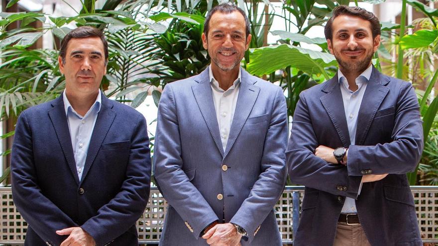 Juan Manuel Pérez, Antonio G. Asturiano y Cristian Cañadas, socios de Aktion.