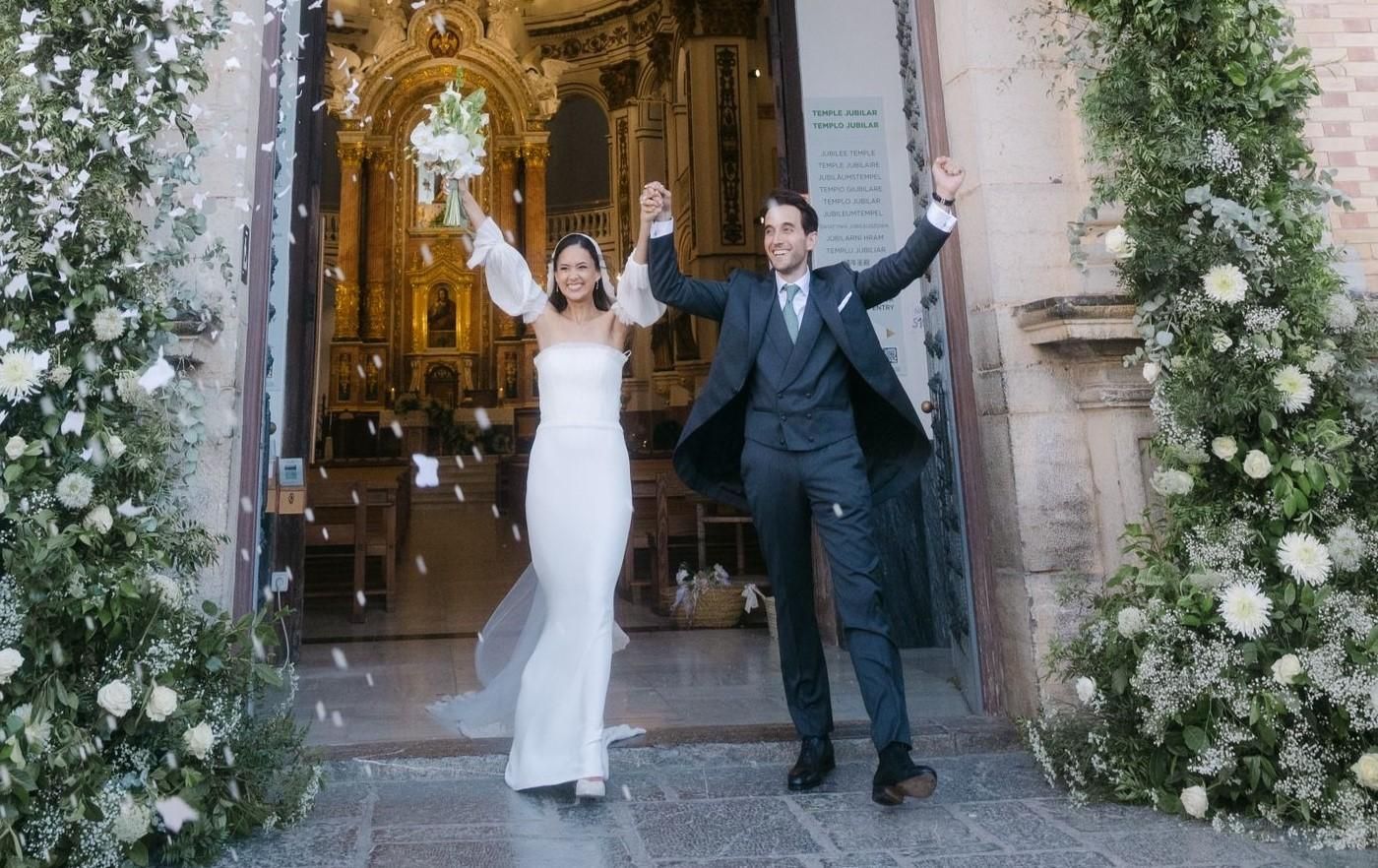 Jennifer Ureña y Salvador García contrajero matrimonio en Altea
