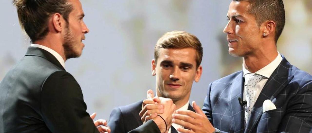 Bale, Griezmann y Ronaldo.