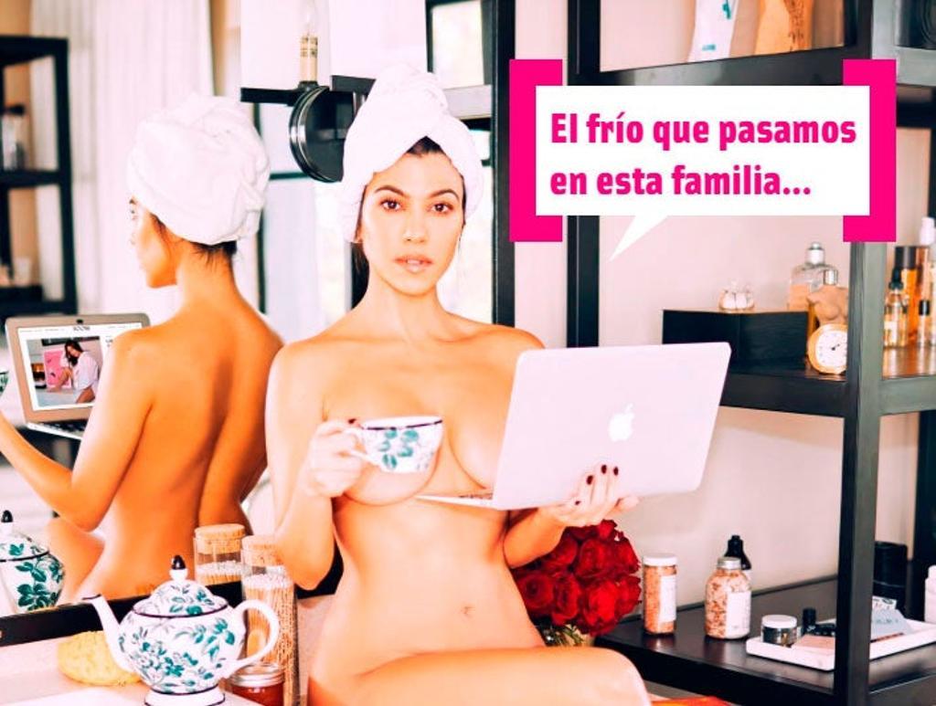 Kourtney Kardashian y la foto de la bañera: ¡aquí hay truco!
