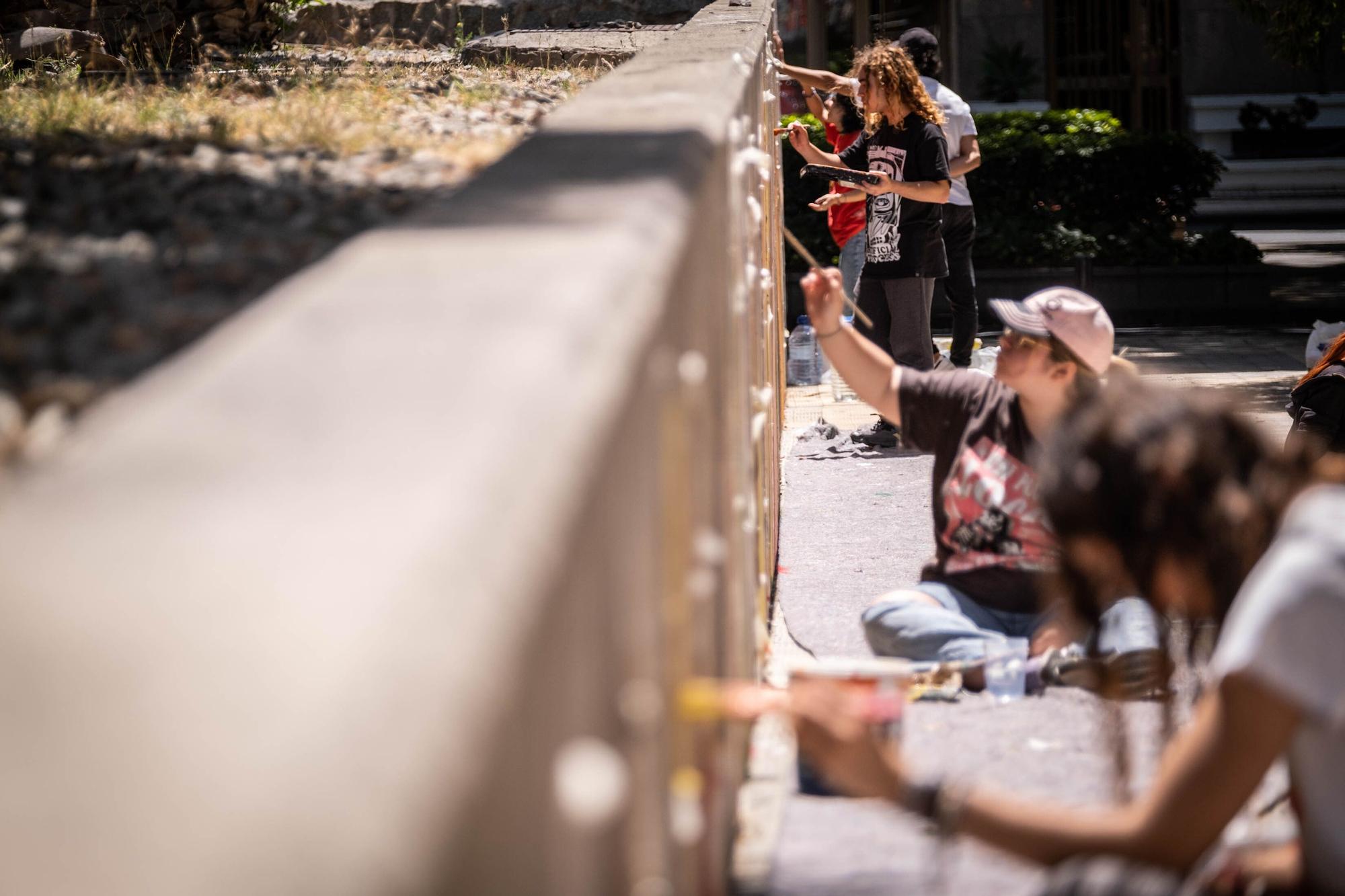 Alumnos del IES María Belén Morales recrean la última obra de la artista