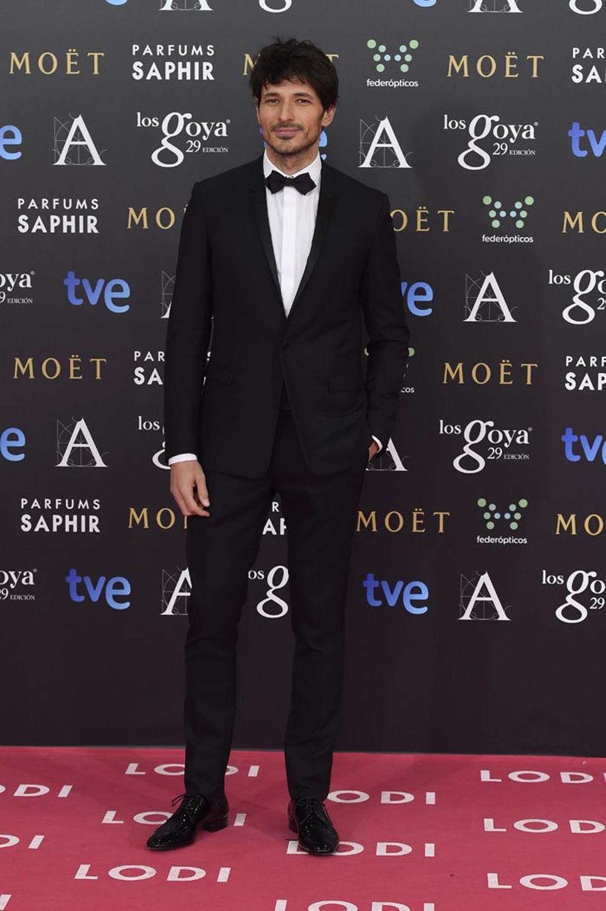 Premios Goya 2015, Andrés Velencoso