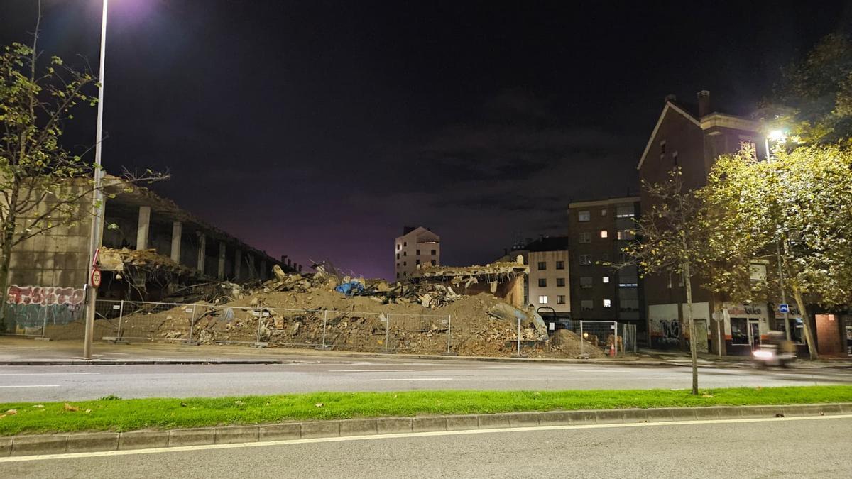 Vista del solar de La Calzada.
