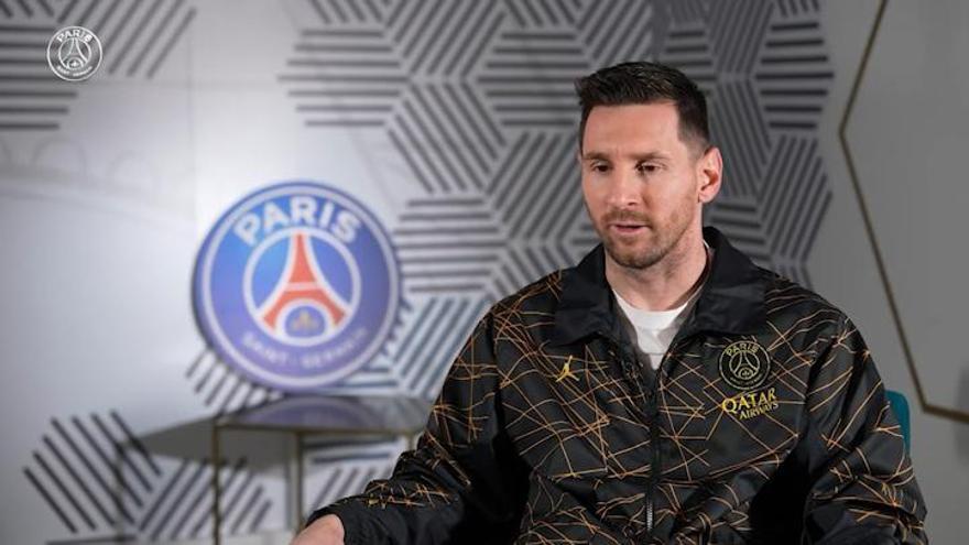 Messi se sinceró sobre su situación en el PSG: "El primer año me costó mucho la adaptación"