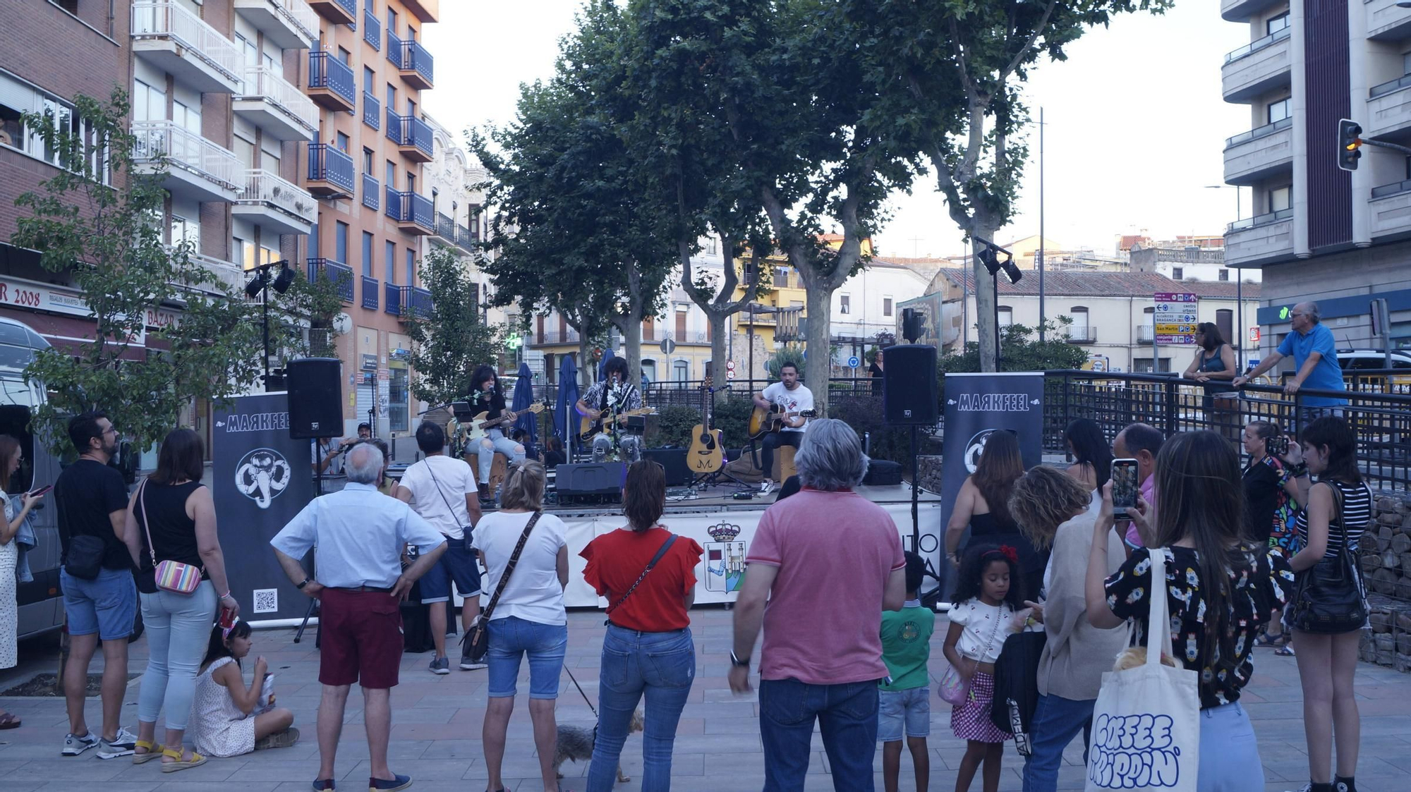 Concierto de Markfeel en &quot;el verano de la Puebla&quot;, en la plaza Puebla de Sanabria