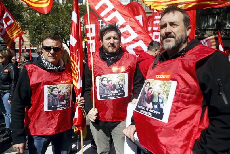 Escenas del Día del Trabajador en Zaragoza