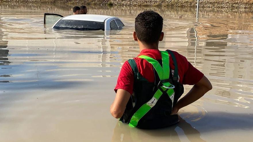 El antes y el después de las inundaciones en Libia