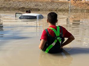 El antes y el después de las inundaciones en Libia