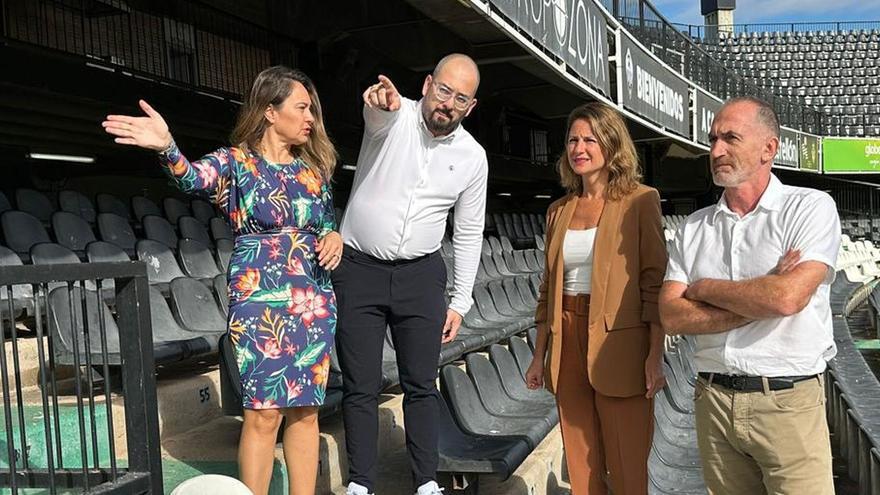 Begoña Carrasco visita Castalia y quiere que &quot;el Castellón cuente con las instalaciones que la afición se merece&quot;