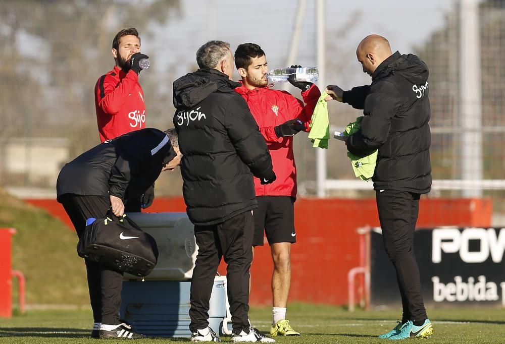 Entrenamiento del Sporting