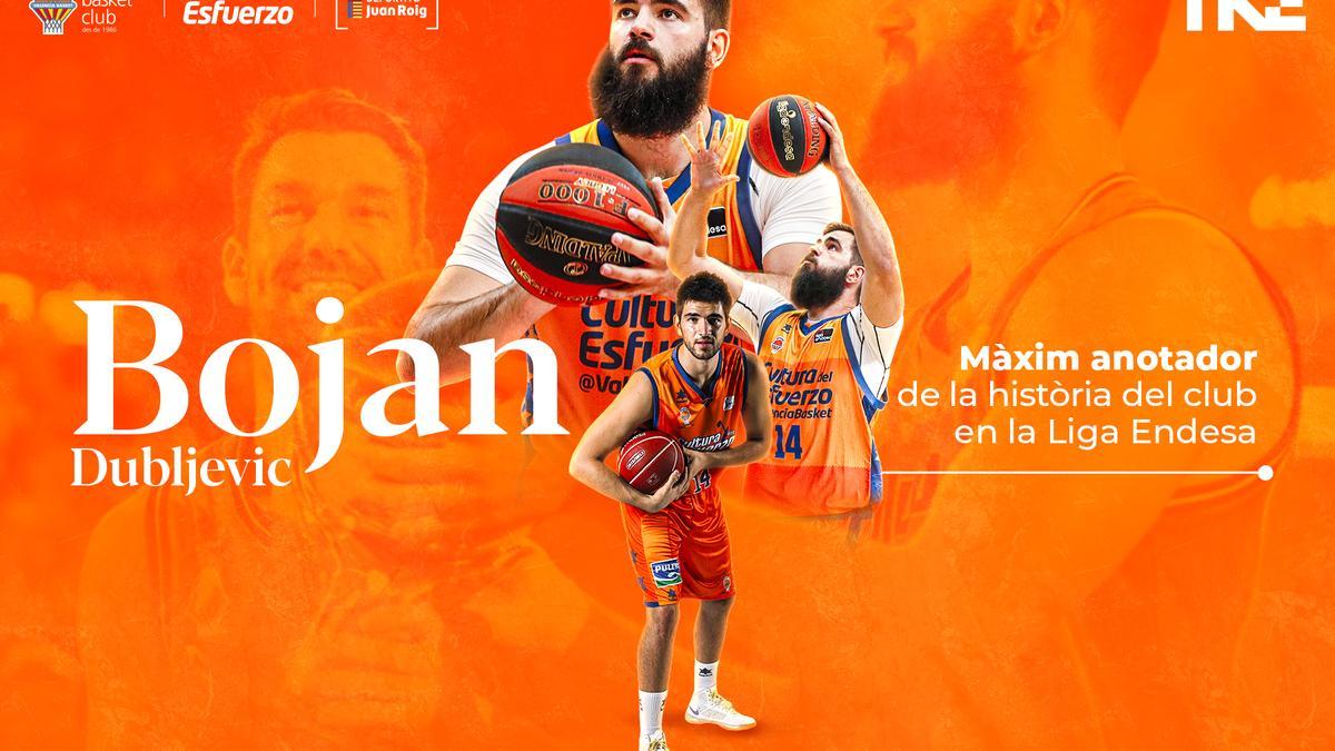 Bojan Dubljevic, una leyenda en el Valencia Basket.