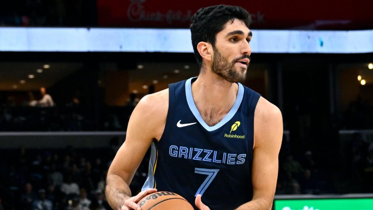 Santi Aldama, con los Memphis Grizzlies