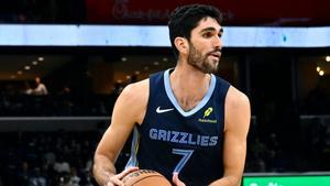 Santi Aldama, con los Memphis Grizzlies