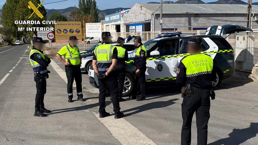 Sorprenden a un hombre de 72 años cuando conducía borracho y en sentido contrario hacia Caravaca