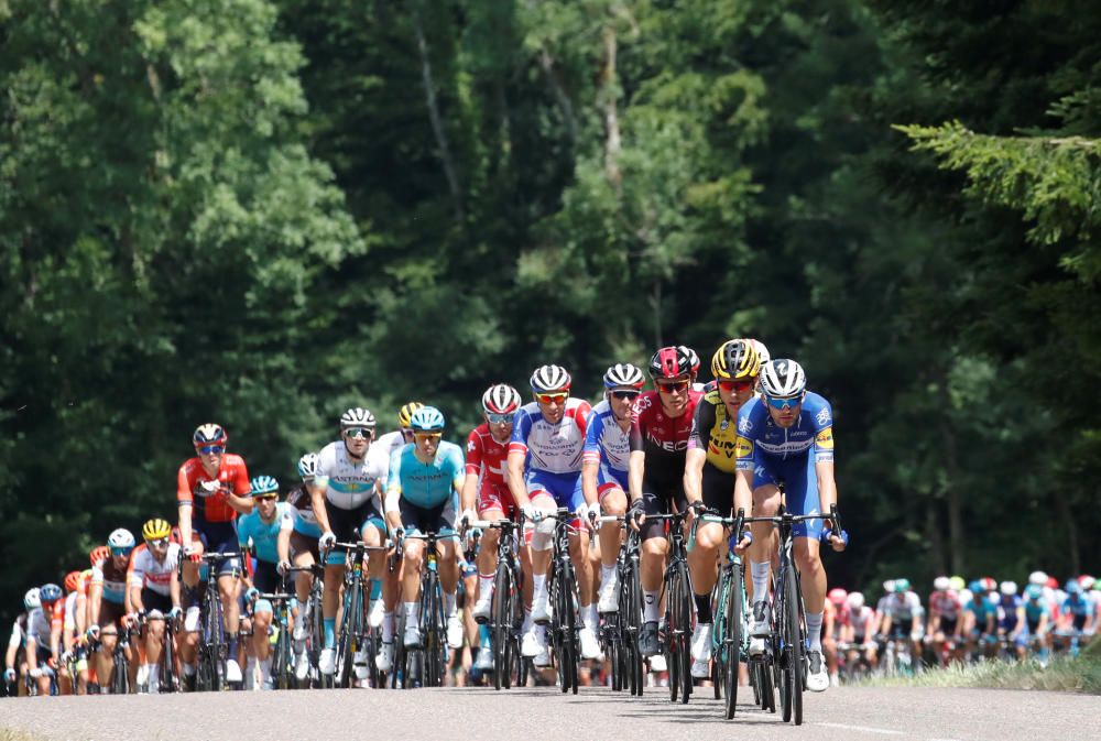 Tour de Francia: La séptima etapa, en imágenes.