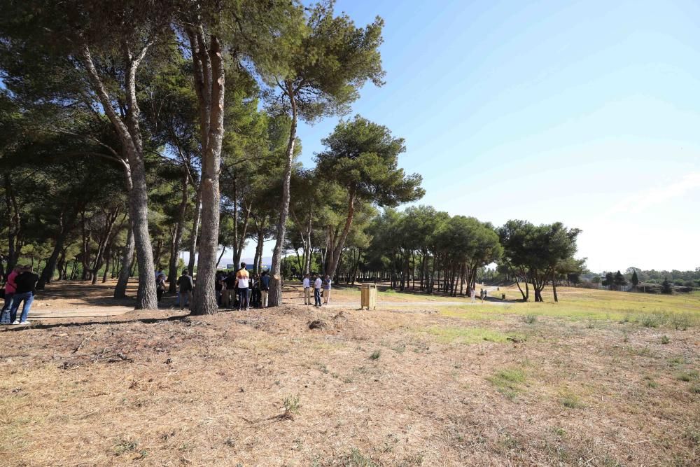 Inauguración del parque del Campamento Benítez.