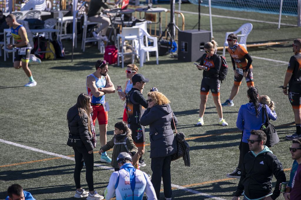 Duatlón en el campo de fútbol de Archena