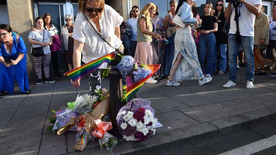 Vigilia en memoria de Samuel Luiz cuatro años después de su asesinato