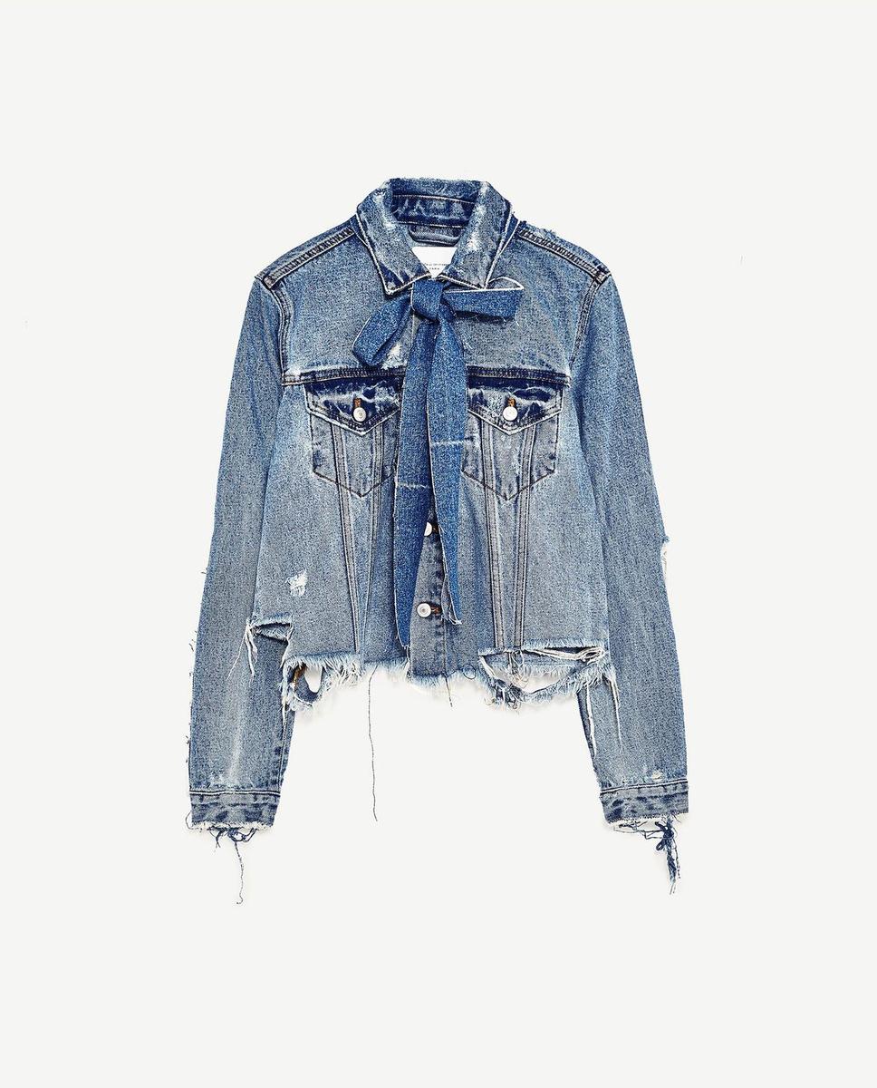 Chaqueta denim lazada, Zara