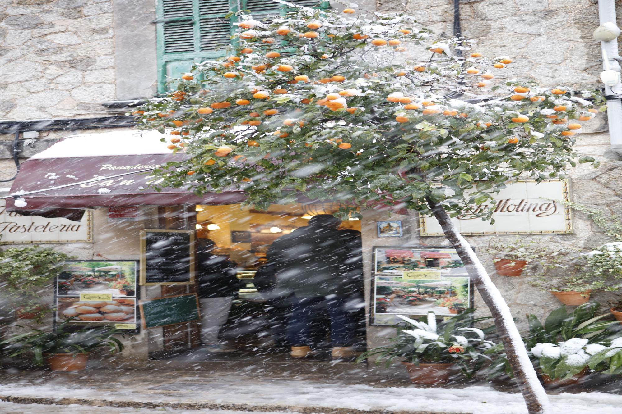 Malerisches Mallorca: Valldemossa im Schnee