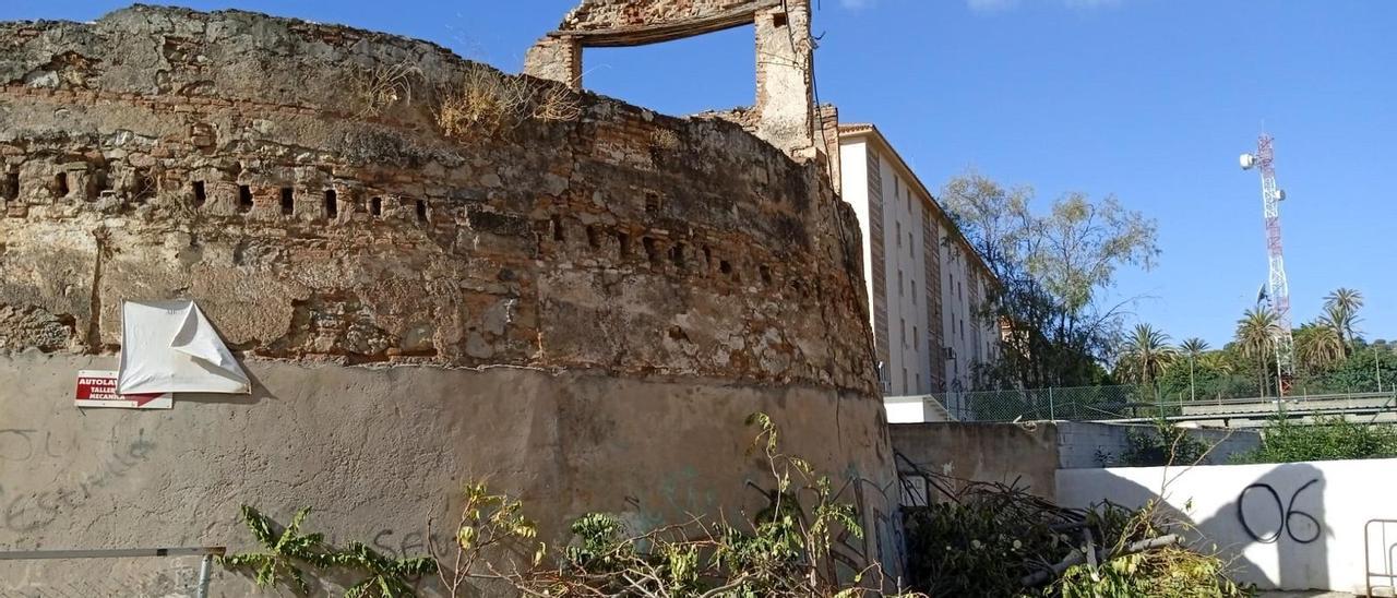 La noria de la antigua huerta de Ortega, confundida tradicionalmente como la de Godino. Un próximo trabajo lo aclara.
