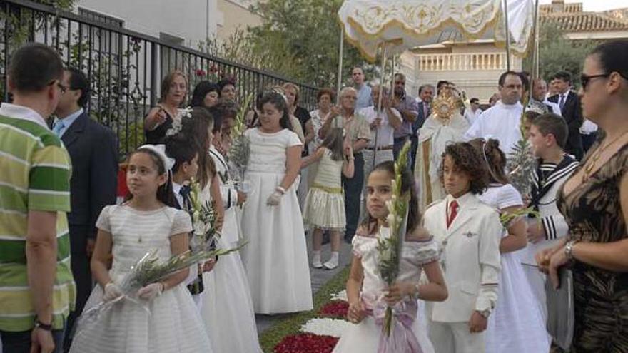 Una imagen de la procesión del Raiguero de Bonanza.