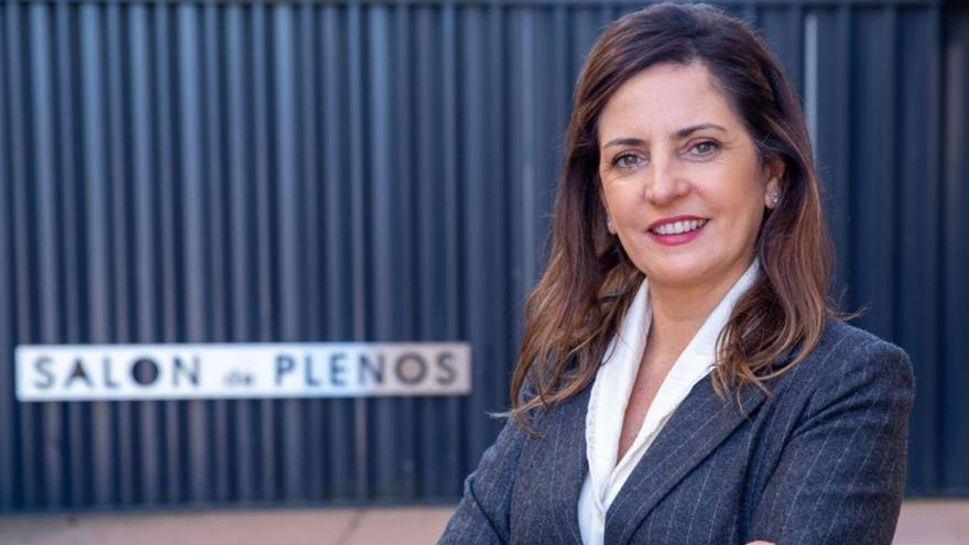 La alcaldesa de Tomiño, Sandra González.
