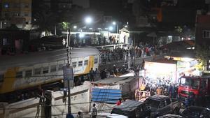 Accidente de tren en Caliubia, Egipto.