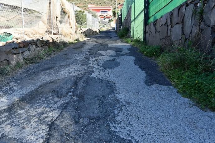 Caminos rurales a asfaltar en Telde