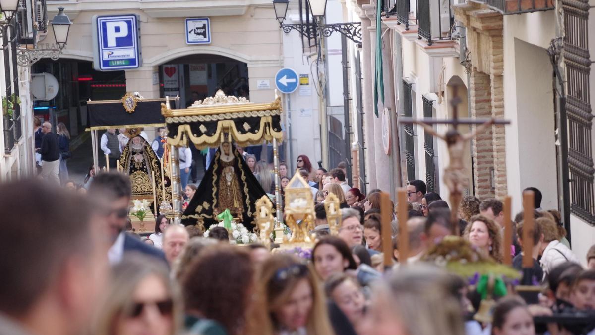 Fotos de la procesión de tronos chicos de Antequera