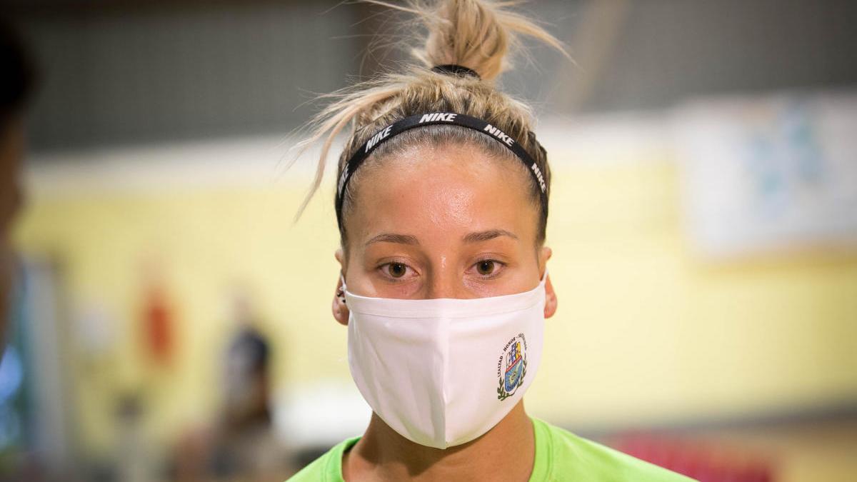 Irene Sánchez, en esta pretemporada.