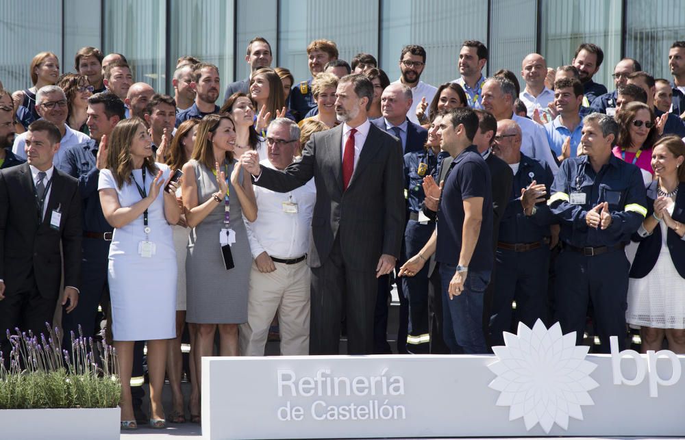 El rey Felipe VI visita la BP en Castelló