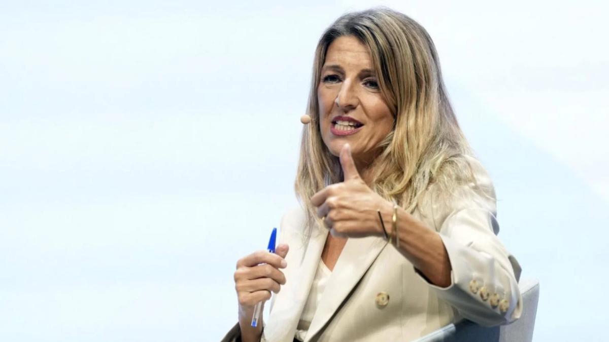 Yolanda Díaz, vicepresidenta del Gobierno.