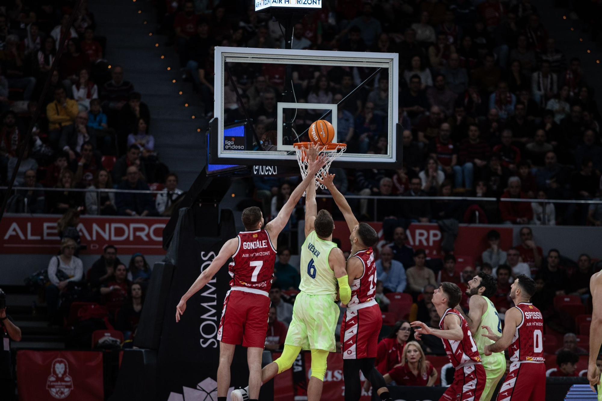 Así ha sido el partido entre el Casademont Zaragoza y el Barcelona