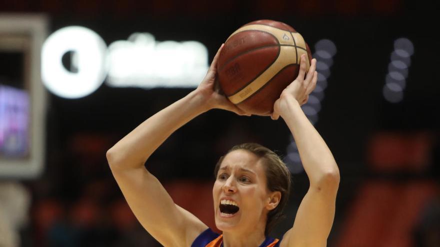 Anna Gómez, en un partido reciente.