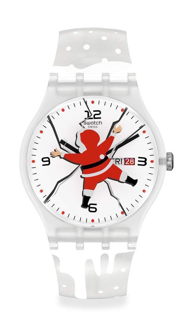 Reloj HoHoOuch de Swatch para la Navidad 2020