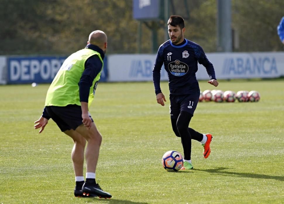 Mosquera y Arribas, bajas en el primer entrenamiento de la semana