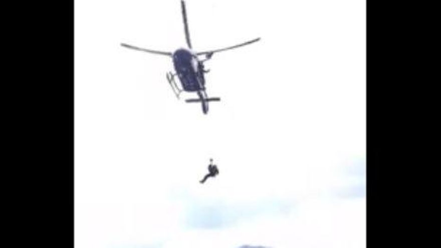 El dispositivo de búsqueda en helicóptero que ha hallado los cadáveres entre los restos de la avioneta desaparecida