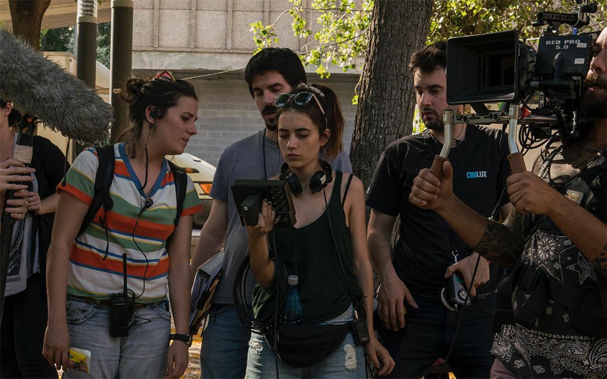 Blasco, en el rodaje.