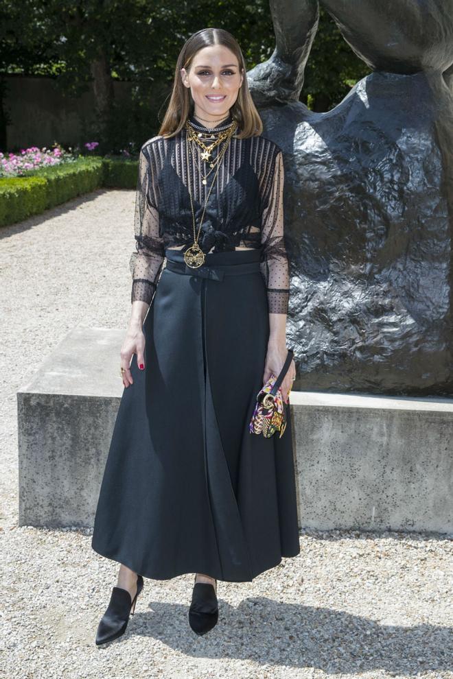 Olivia Palermo en el desfile de Dior Alta Costura en París