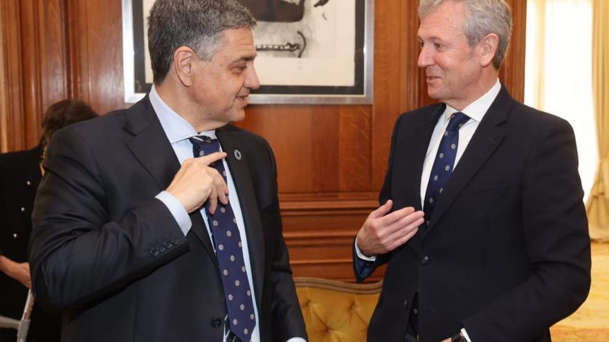 Rueda tiende puentes con el jefe de gobierno de Buenos Aires y vende una Galicia “amigable”