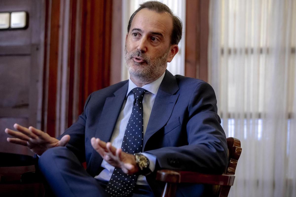 El presidente del Parlament, Gabriel Le Senne /