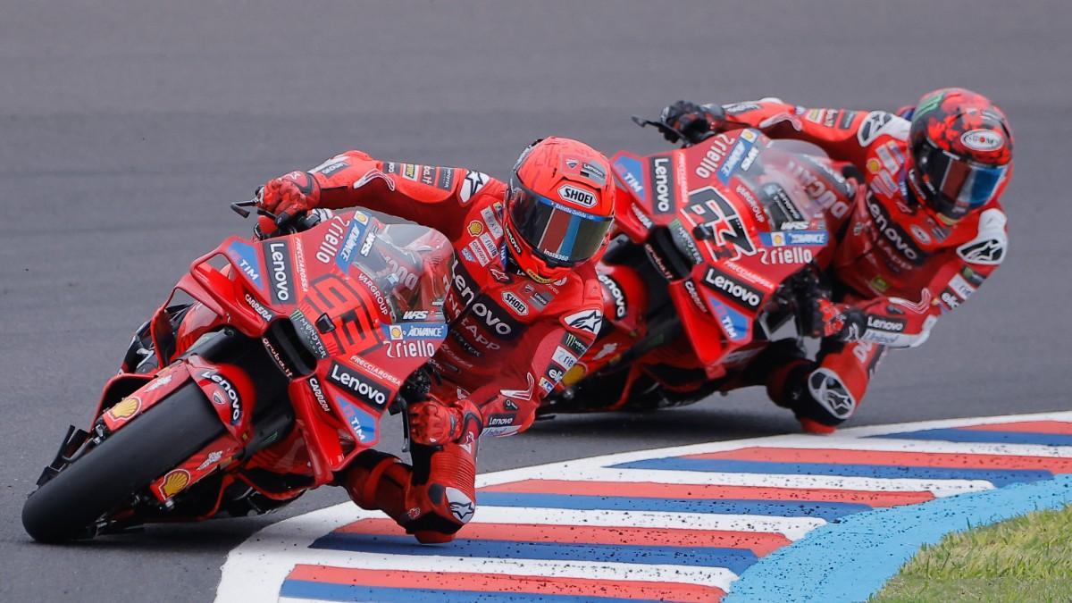 Marc Márquez, durante una carrera