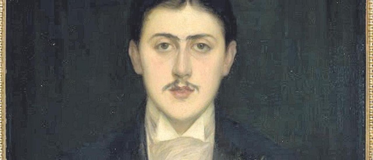 Retrato de Proust por Jacques-Émile Blanche.