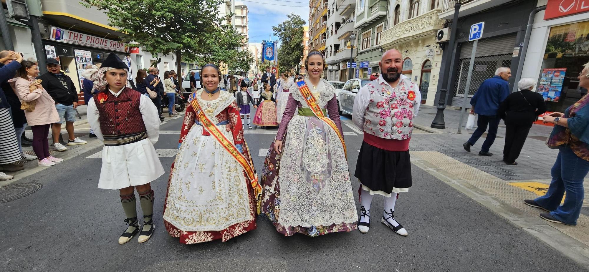 Las comisiones el Marítim, protagonistas en el Homenaje a la Senyera