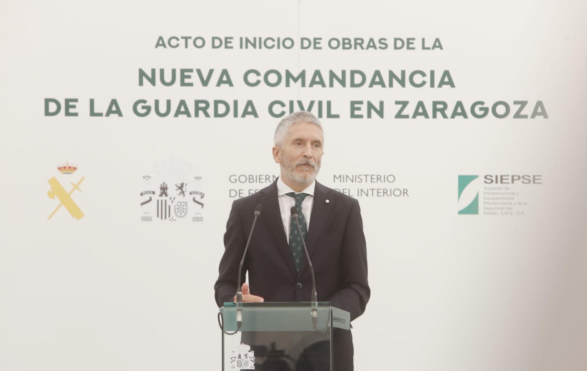 GALERÍA | Visita del ministro Fernando Grande-Marlaska a Zaragoza