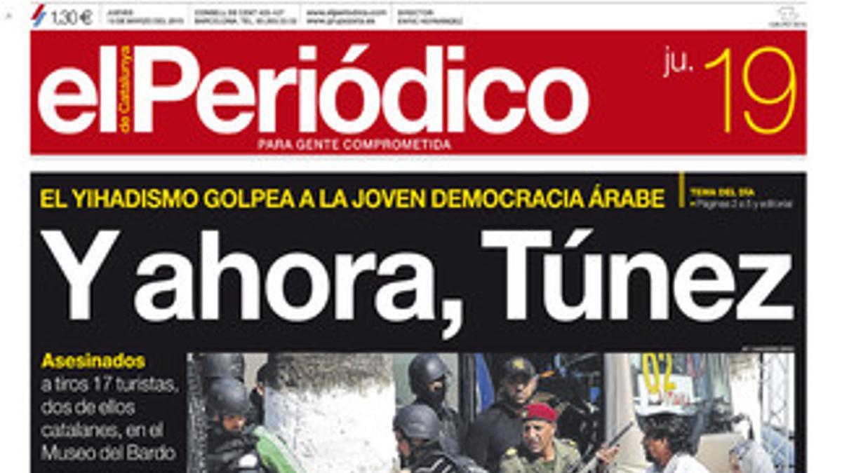 Portada de la edición del 19 de marzo